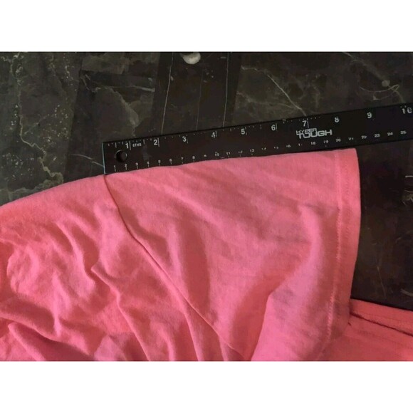 "June Girls Are Sunshine Mixed With A Little Hurricane" T Shirt Neon Pink Sz 3XL - Picture 9 of 9